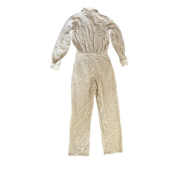 MAURIE & EVE WOMENS PLAID JUMPSUIT SIZE 6 - Picture 2 of 5